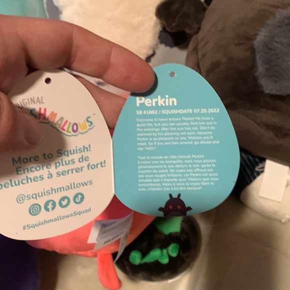 Perkins Mothman squishmallow new release NWT - Picture 4 of 4